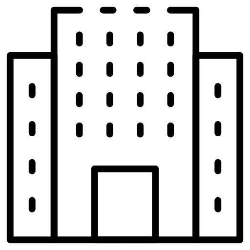 Office property office architecture and city icon