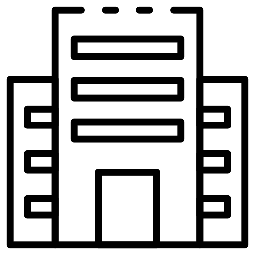 Building office architecture and city building icon