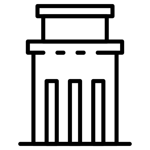 Building office real estate architecture and city icon