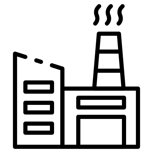 Factory industry plant factory icon