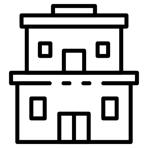 House real estate building property icon