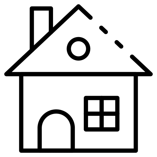 Home building real estate architecture and city icon