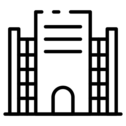 Hotel real estate city architecture icon