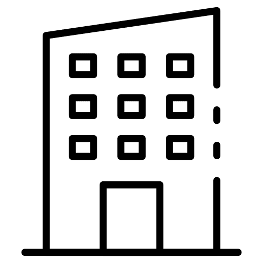 Office office architecture and city property icon