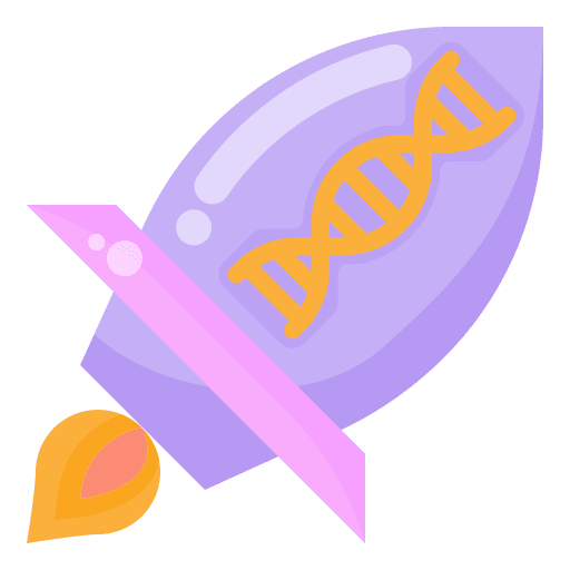 Genetic engineering nanotechnology biology genetic engineering icon