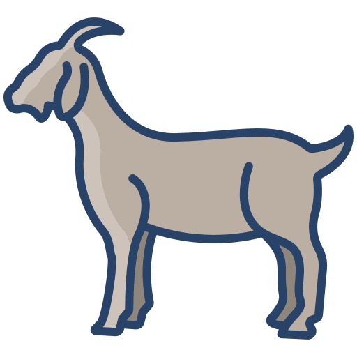 Goat animals wildlife animal kingdom icon