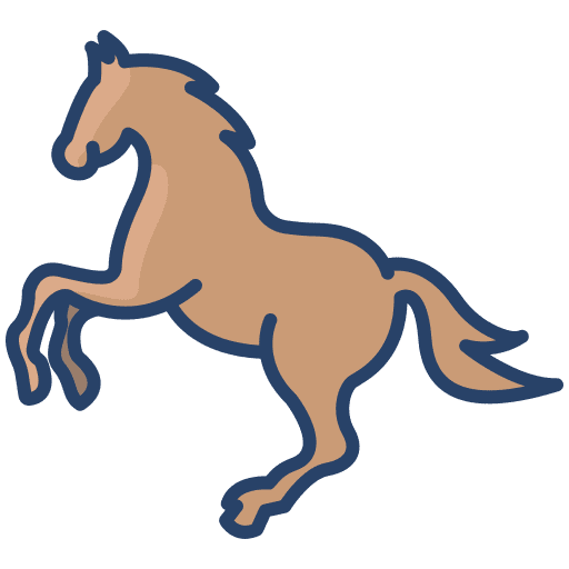 Horse wildlife equine horse icon