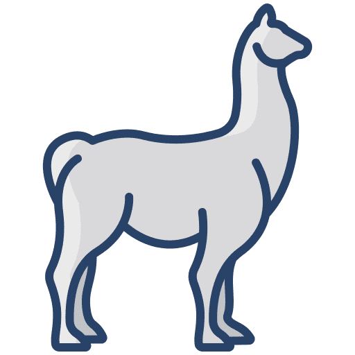 Llama wildlife animals animal kingdom icon