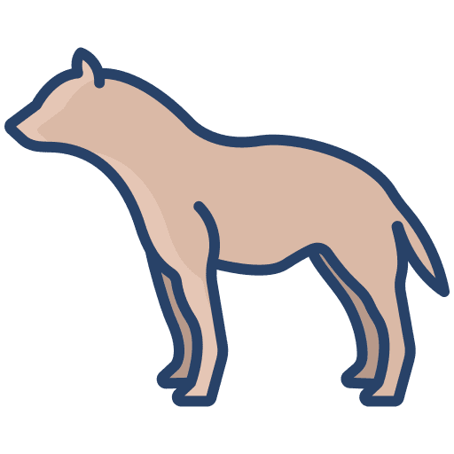 Hyena africa animals mammal icon