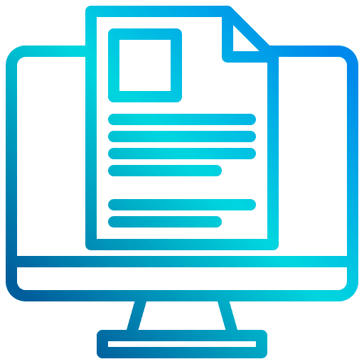 Document submit archive files and folders icon