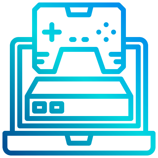 Video game joystick video game gaming icon