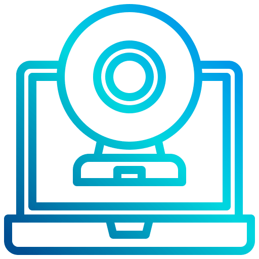 Webcam communications technology webcam icon
