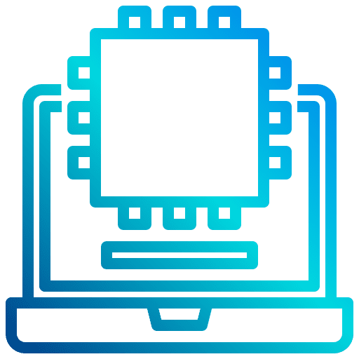 Cpu cpu laptop development icon