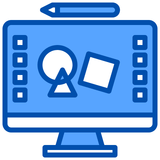 Graphic design software ui graphic design icon