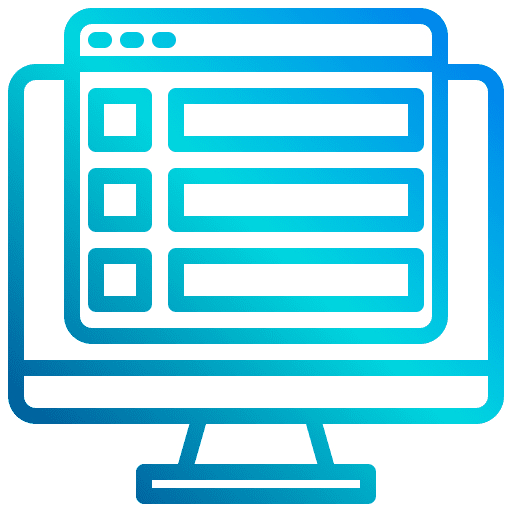 Website webpage computing seo and web icon