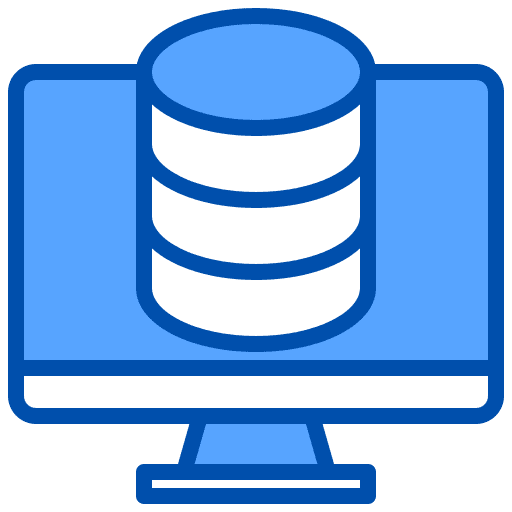 Database data storage computer database icon