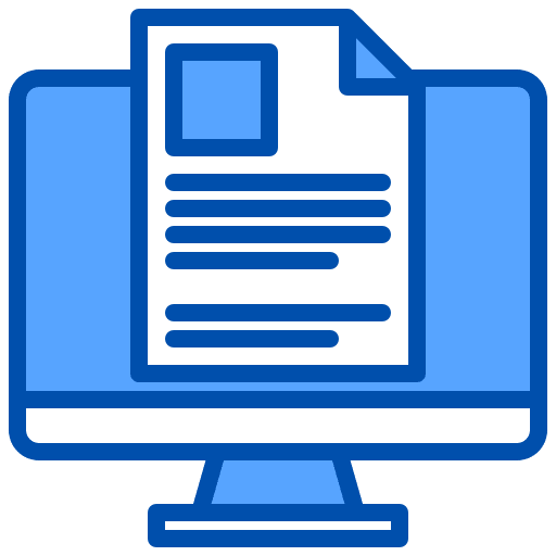 Document document archive computer icon