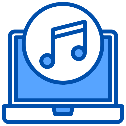 Music player ui music player music notes icon