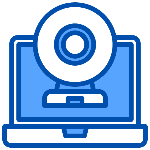 Webcam laptop communications multimedia icon
