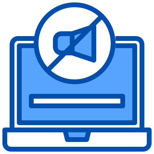 Mute ui electronics mute icon