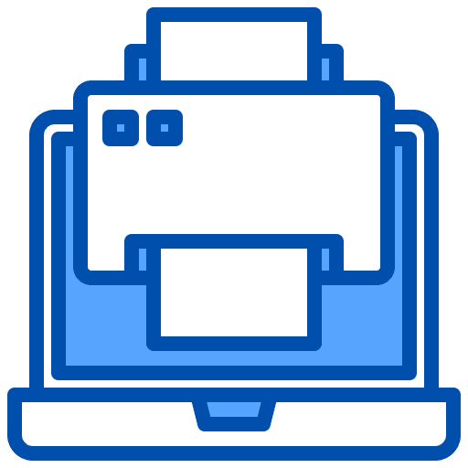 Printer paper printer electronics icon