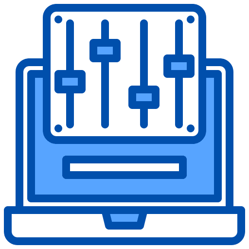 Settings computer technology laptop icon