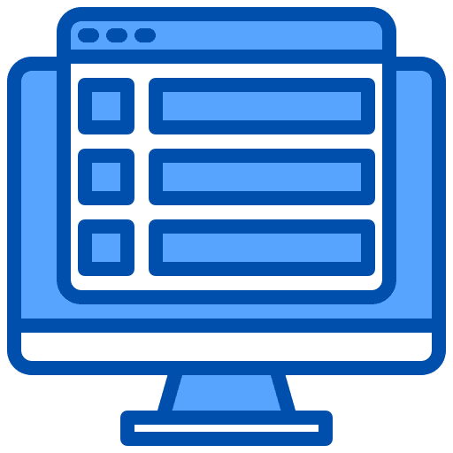 Website webpage seo and web computing icon