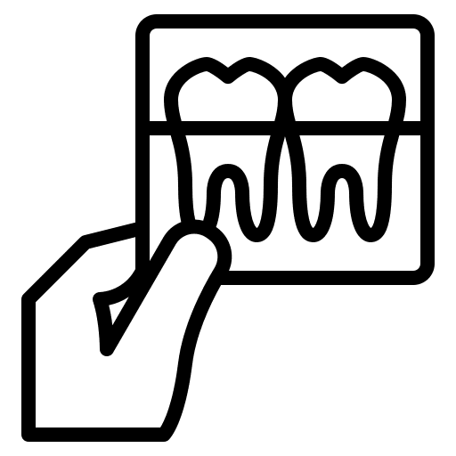 X ray dental dental record x ray icon