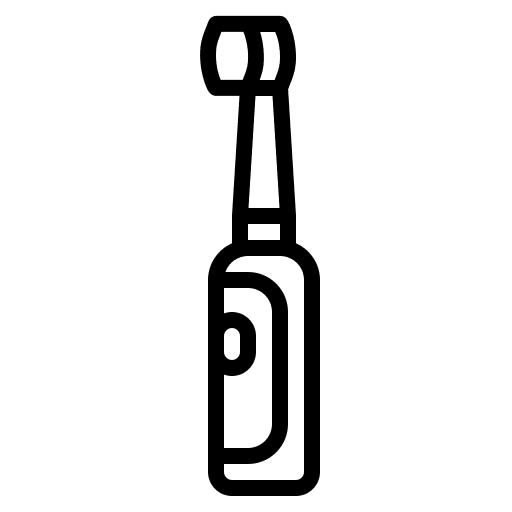 Electric toothbrush healthcare and medical tooth wellness icon