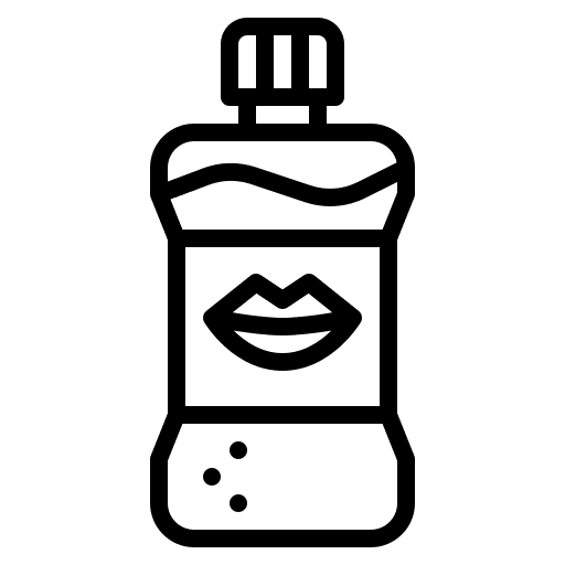 Mouthwash healthcare and medical dentistry liquid icon