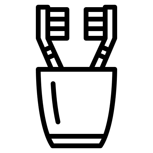 Toothbrushes dental clean brush icon