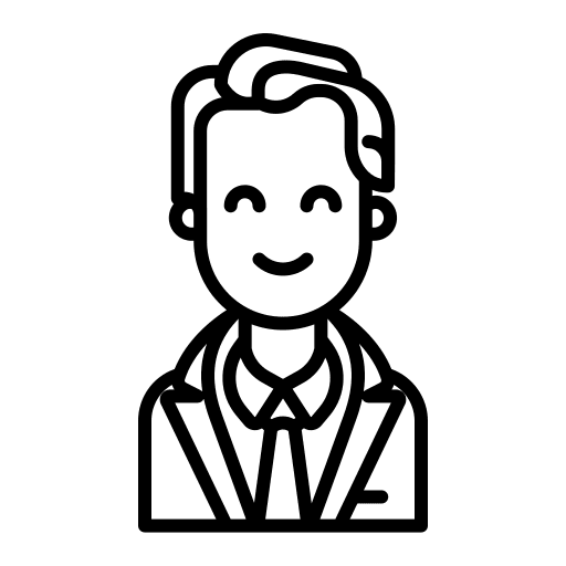 Man male profile businessman icon