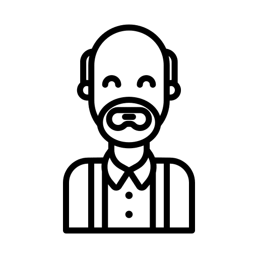 Old man user people person icon