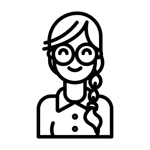 Woman eyeglass woman people icon