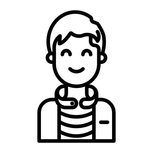 Man male profile person icon