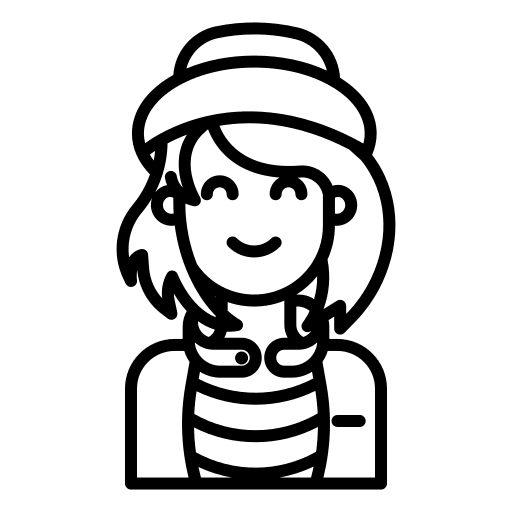 Woman profile young avatar icon