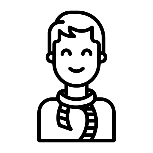 Man fashion avatar profile icon