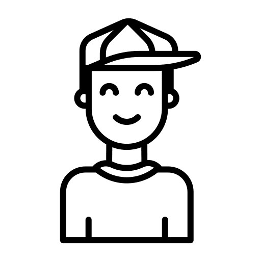 Man people man hat icon