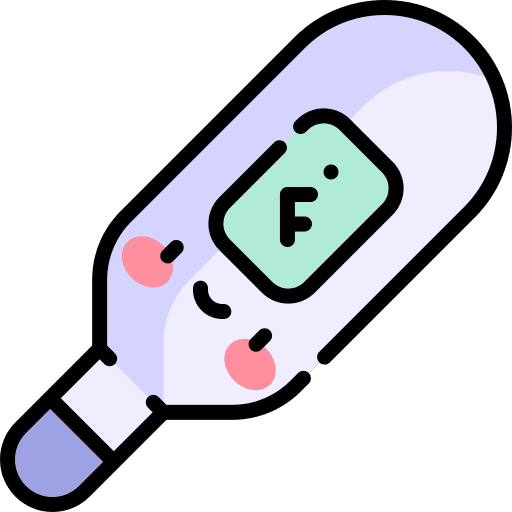 Thermometer healthcare measurement measure icon