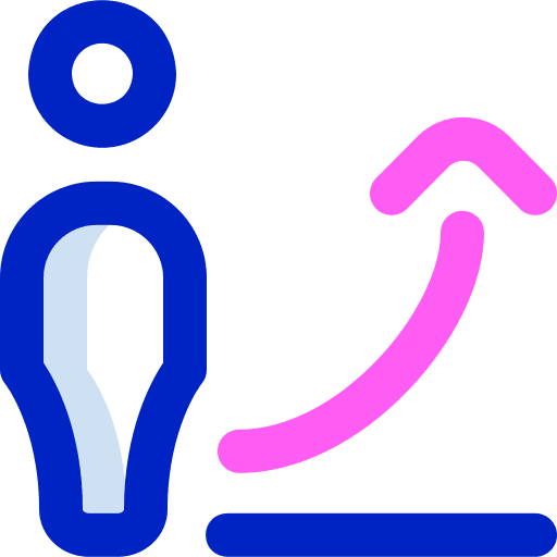 Growth career promotion development evolve icon