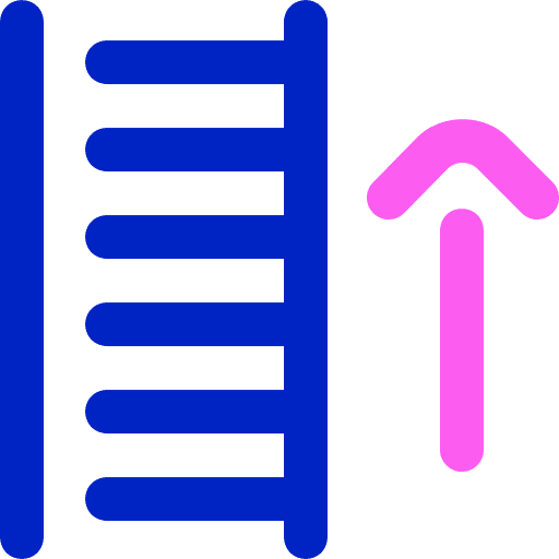 Ladder ladder arrow up motivation icon