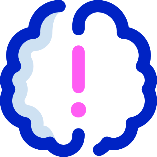 Motivation innovative thinking brain icon