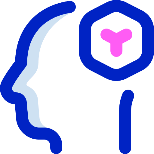 Visualization business and finance visualize mind icon