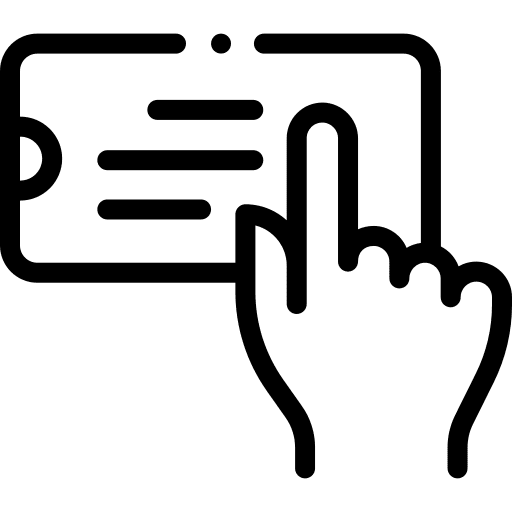 Reading tablet read digital book icon