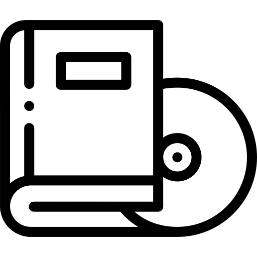 Audio book study education read icon