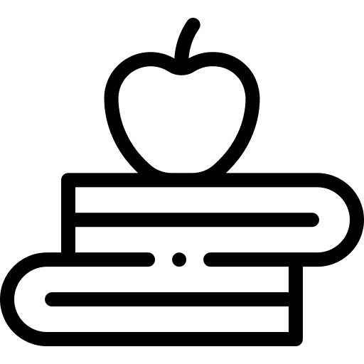 Books book stack library learning icon