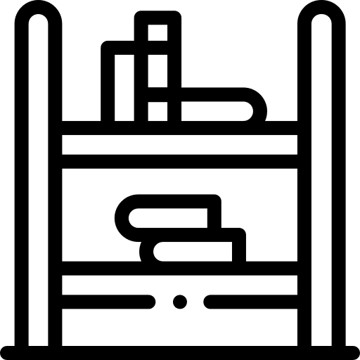 Bookshelves library education books icon