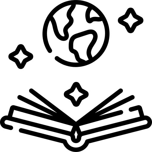 World book day literature world reading icon