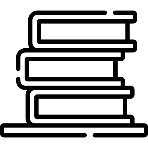 Books study material stack of books icon