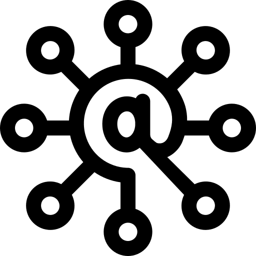 Connect network connect social network icon